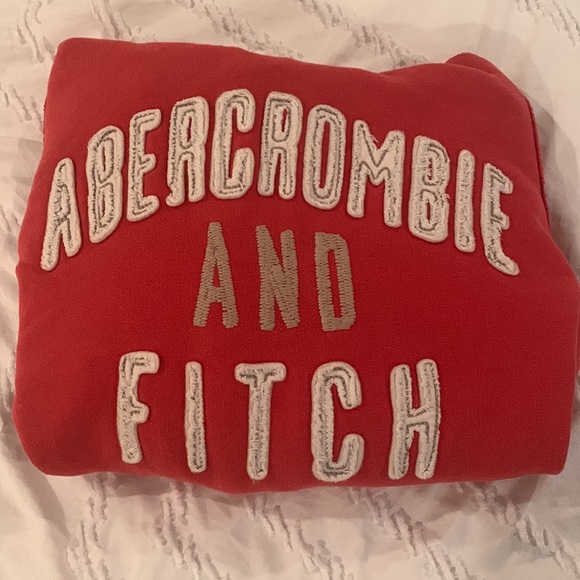 Vintage Abercrombie Sweatshirt. Small. Red color. - Picture 4 of 4